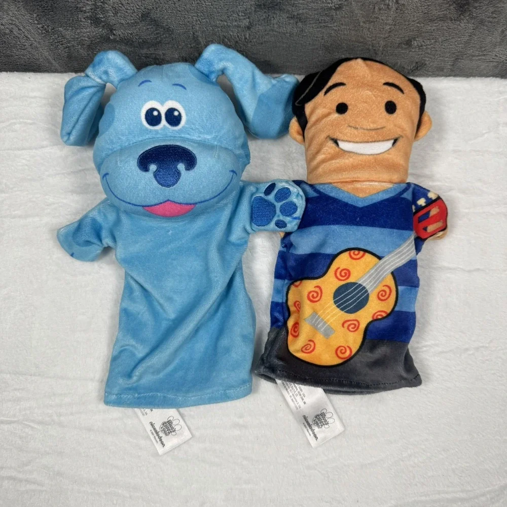Melissa & Doug Blue's Clues Hand Puppets Set Blue & Joe Plush Toys 2021